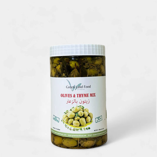 Green Olives Thyme Mix