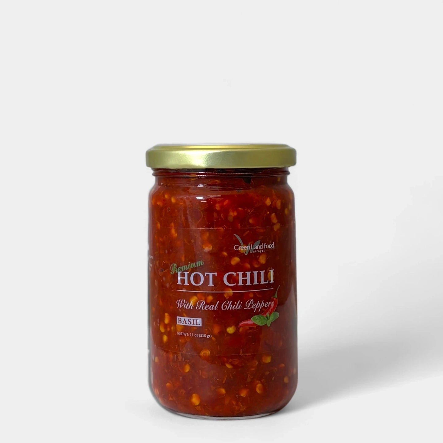 الفلفل الأحمر المطحون مع الريحان